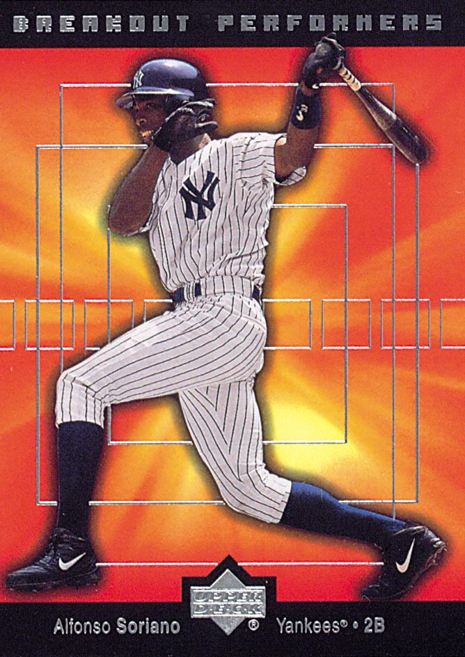 2002 Upper Deck Breakout Performers #BP10 Alfonso Soriano