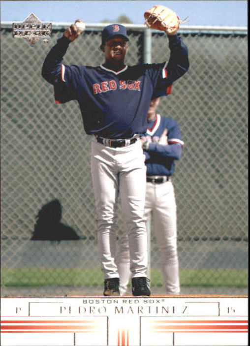 Pedro Martinez 2002 Topps #1 Boston Red Sox Baseball Card