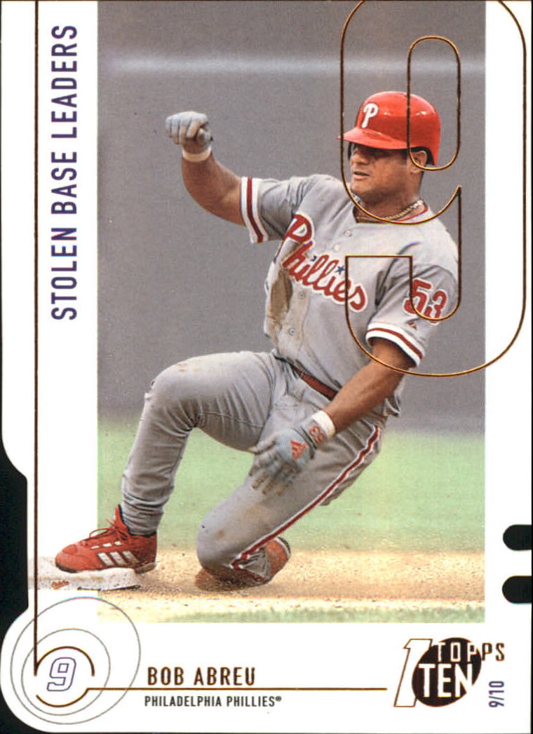 2002 Topps Baseball Topps Ten Die Cuts Parallel Singles - You Choose - Picture 37 of 119