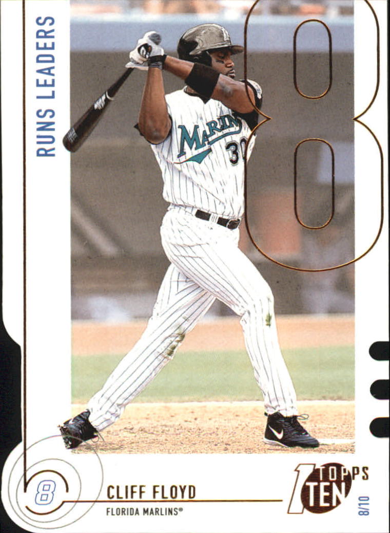 2002 Topps Baseball Topps Ten Die Cuts Parallel Singles - You Choose - Picture 41 of 119