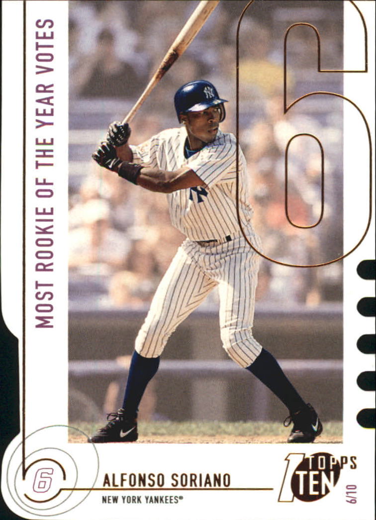 2002 Topps Baseball Topps Ten Die Cuts Parallel Singles - You Choose - Picture 58 of 119
