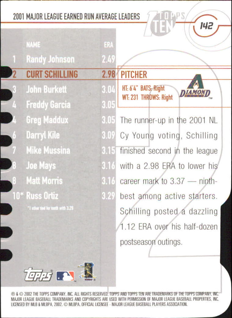 2002 Topps Baseball Topps Ten Die Cuts Parallel Singles - You Choose - Picture 72 of 119
