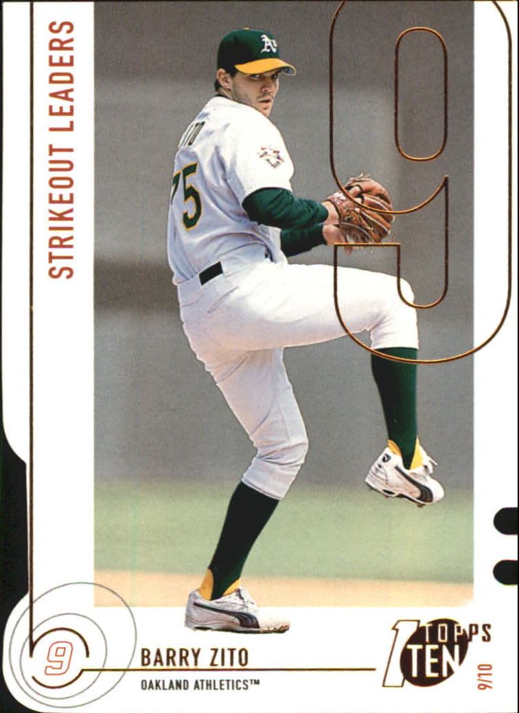 2002 Topps Baseball Topps Ten Die Cuts Parallel Singles - You Choose - Picture 82 of 119