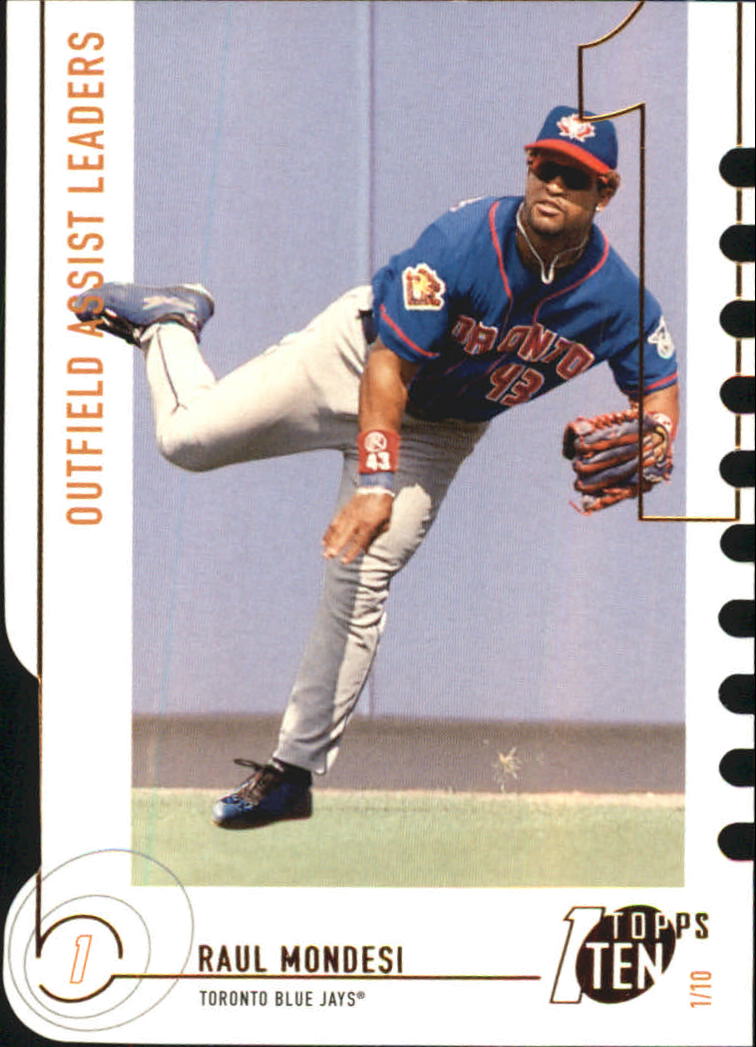 2002 Topps Baseball Topps Ten Die Cuts Parallel Singles - You Choose - Picture 99 of 119