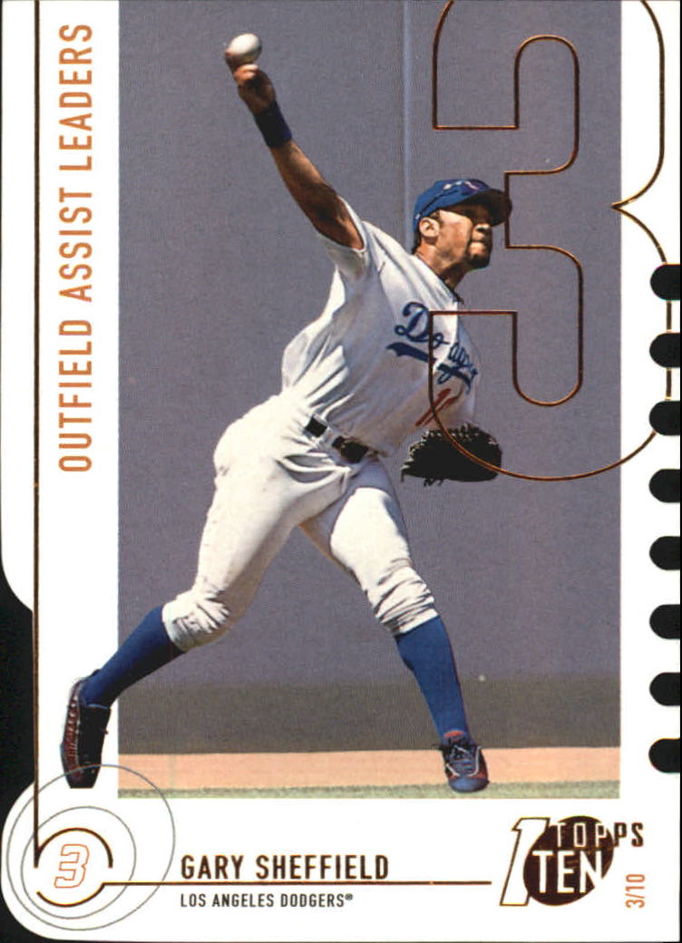 2002 Topps Baseball Topps Ten Die Cuts Parallel Singles - You Choose - Picture 101 of 119