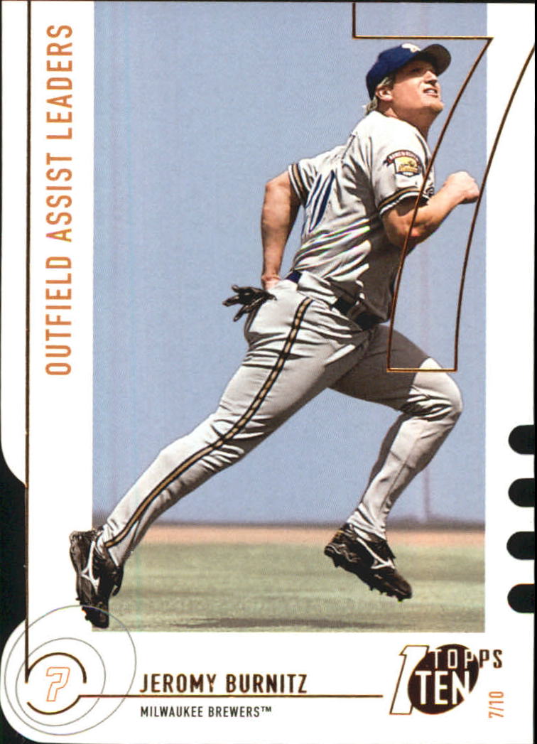 2002 Topps Baseball Topps Ten Die Cuts Parallel Singles - You Choose - Picture 107 of 119