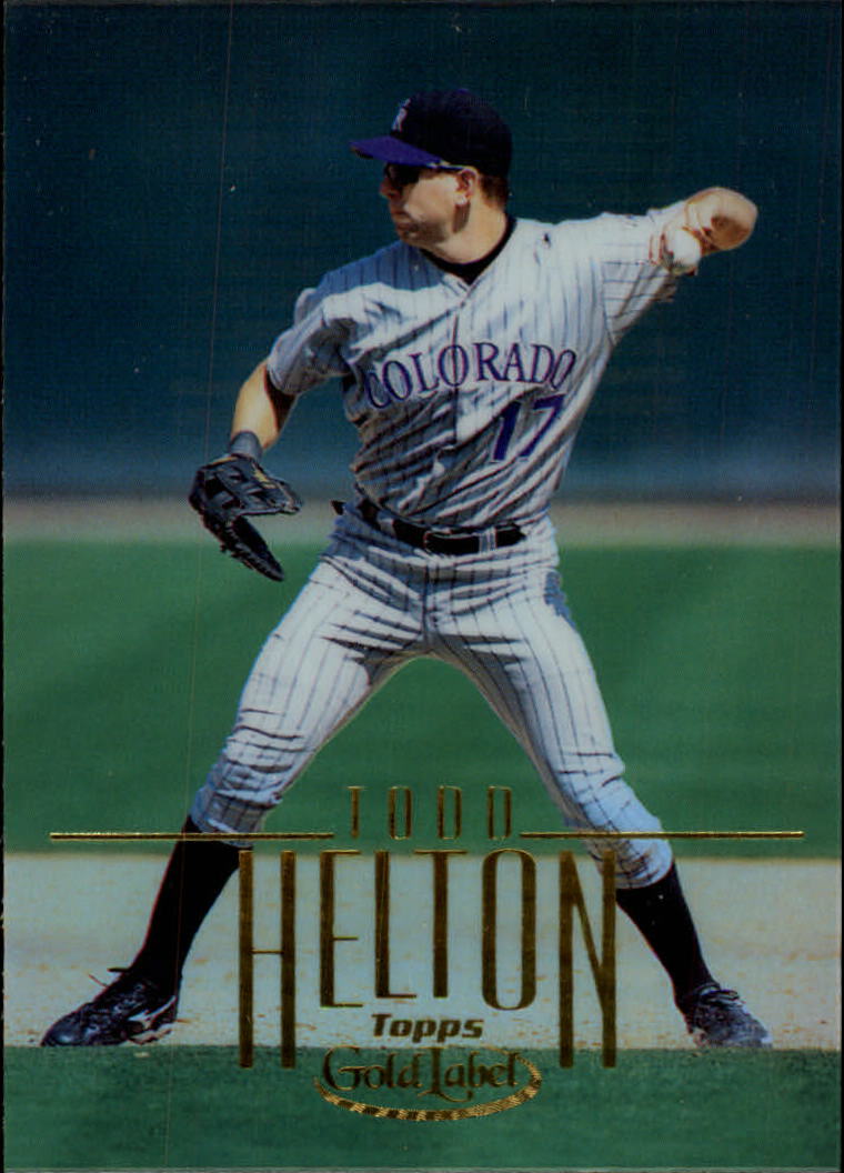 2002 Topps Gold Label #17 Todd Helton
