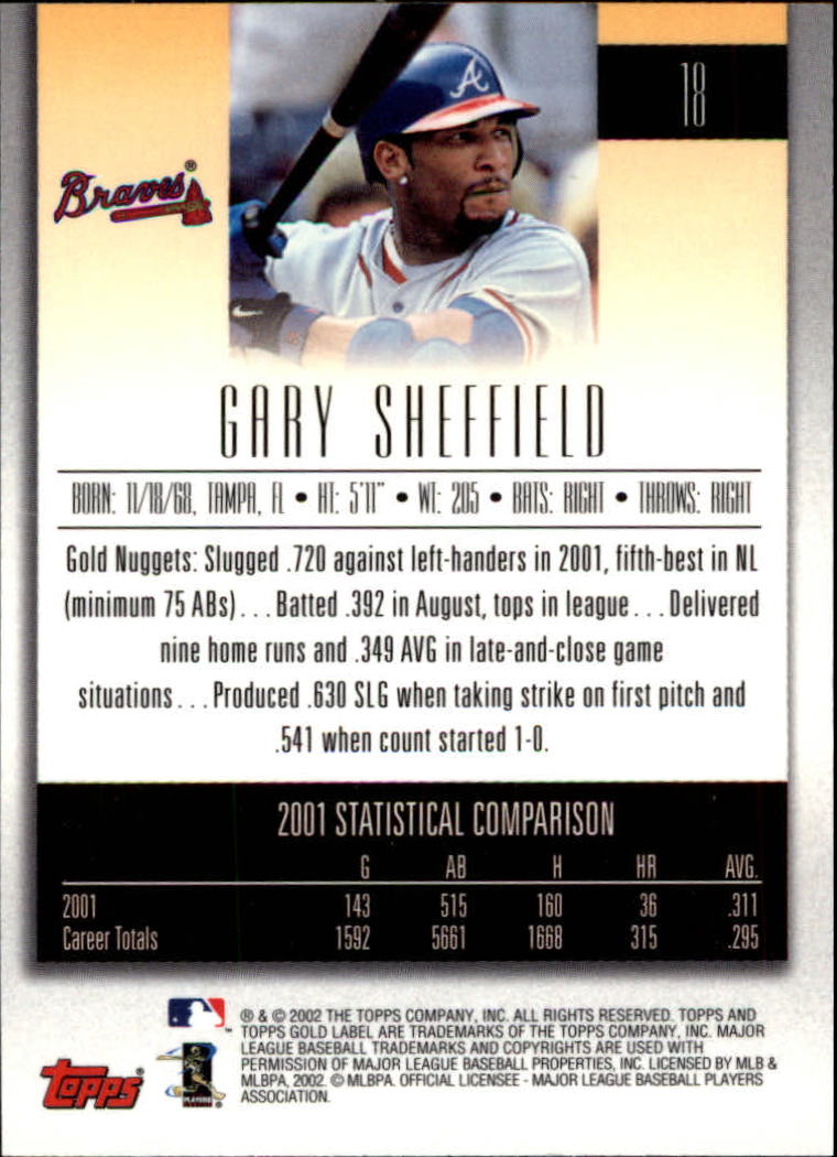 B5751- 2002 Topps Gold Label BB #s 1-200 +Inserts -You Pick- 15+ FREE US SHIP - Picture 31 of 375