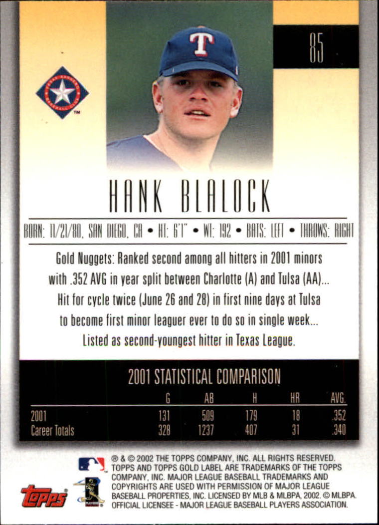 B5751- 2002 Topps Gold Label BB #s 1-200 +Inserts -You Pick- 15+ FREE US SHIP - Picture 153 of 375