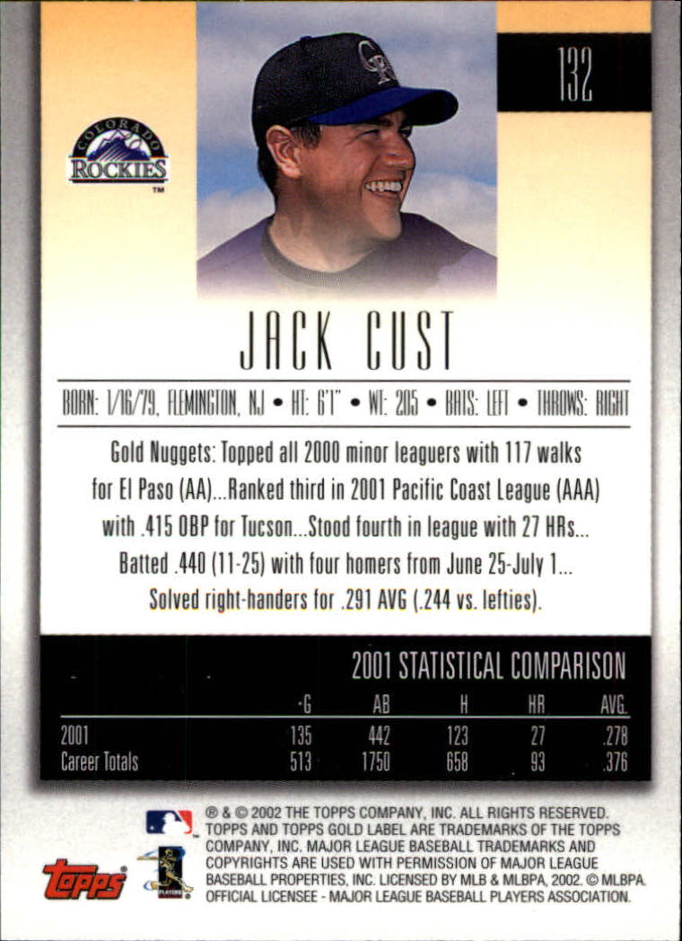 B5751- 2002 Topps Gold Label BB #s 1-200 +Inserts -You Pick- 15+ FREE US SHIP - Picture 235 of 375