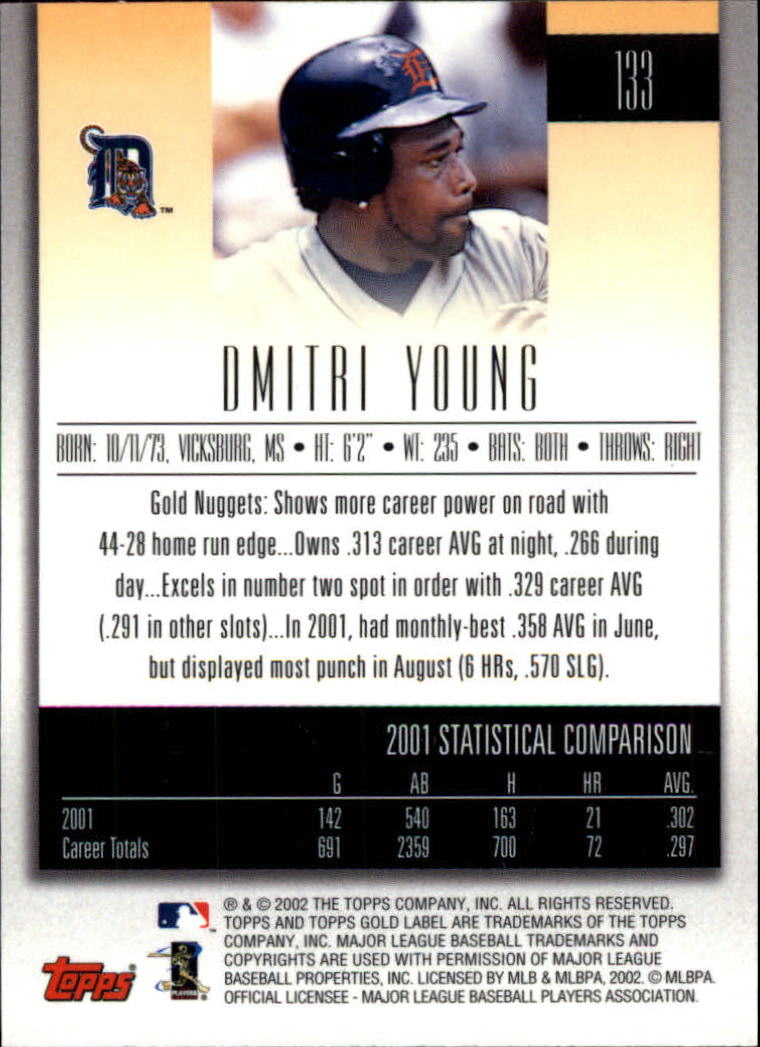 B5751- 2002 Topps Gold Label BB #s 1-200 +Inserts -You Pick- 15+ FREE US SHIP - Picture 237 of 375
