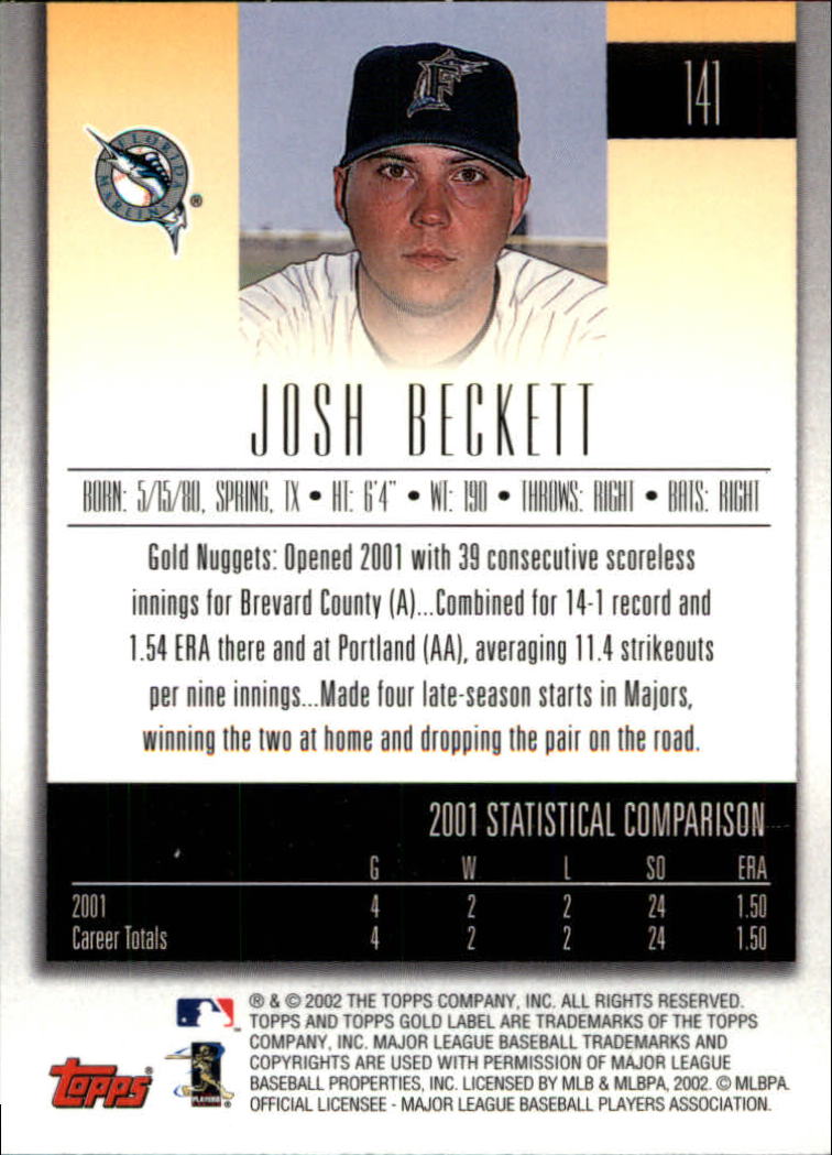 B5751- 2002 Topps Gold Label BB #s 1-200 +Inserts -You Pick- 15+ FREE US SHIP - Picture 251 of 375