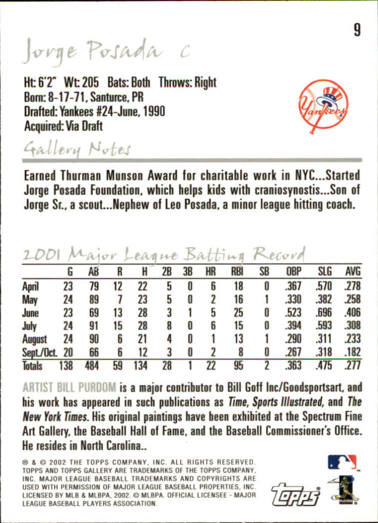 A1646- 2002 Topps Gallerie BB Karten 1-200 + Rookies -du Pick- 15 + Free US - Bild 19 von 382