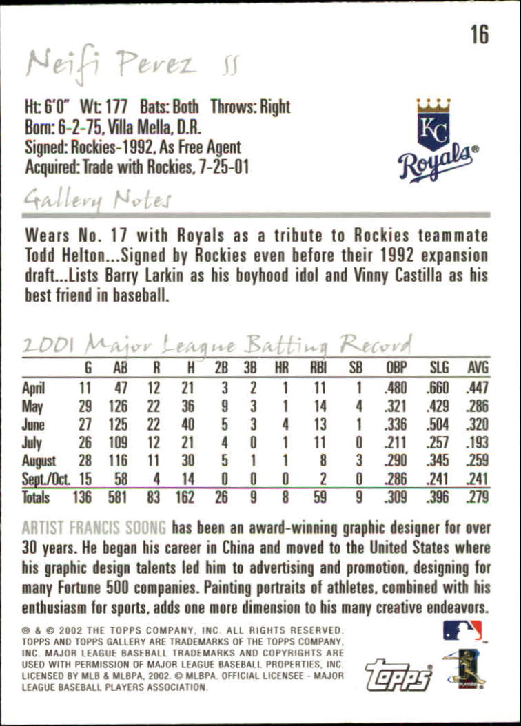 A1646- 2002 Topps Gallerie BB Karten 1-200 + Rookies -du Pick- 15 + Free US - Bild 33 von 382