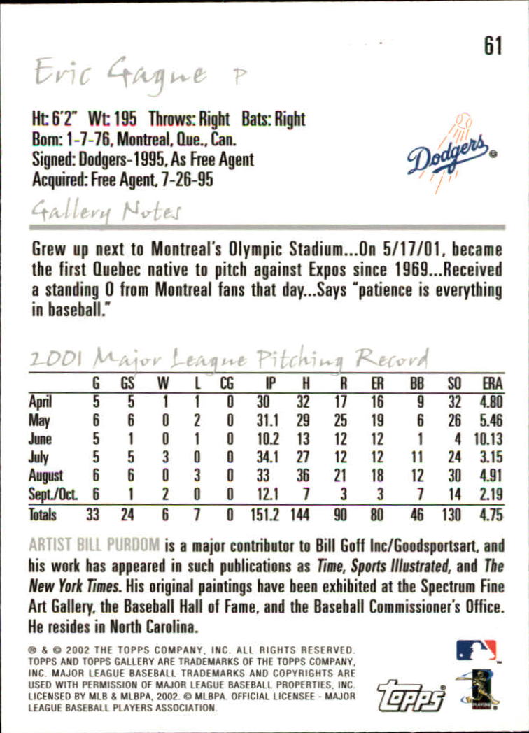 A1646- 2002 Topps Gallerie BB Karten 1-200 + Rookies -du Pick- 15 + Free US - Bild 119 von 382