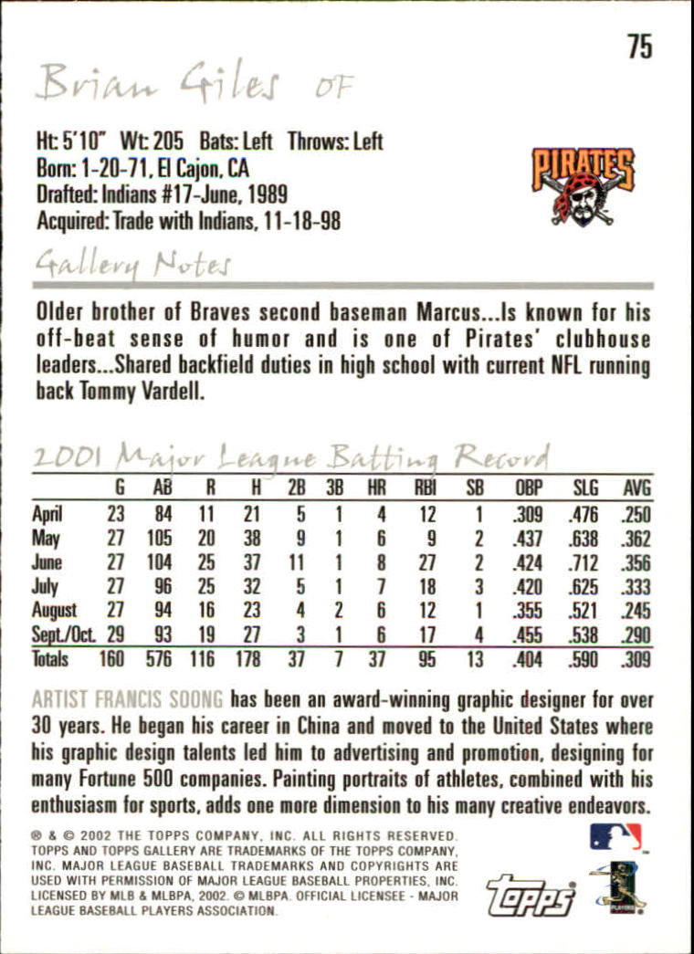 A1646- 2002 Topps Gallerie BB Karten 1-200 + Rookies -du Pick- 15 + Free US - Bild 143 von 382