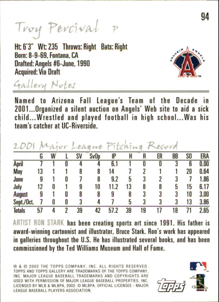 A1646- 2002 Topps Gallerie BB Karten 1-200 + Rookies -du Pick- 15 + Free US - Bild 181 von 382