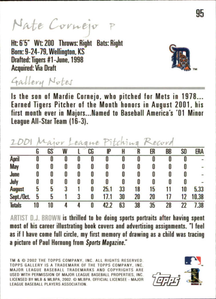 A1646- 2002 Topps Gallerie BB Karten 1-200 + Rookies -du Pick- 15 + Free US - Bild 183 von 382