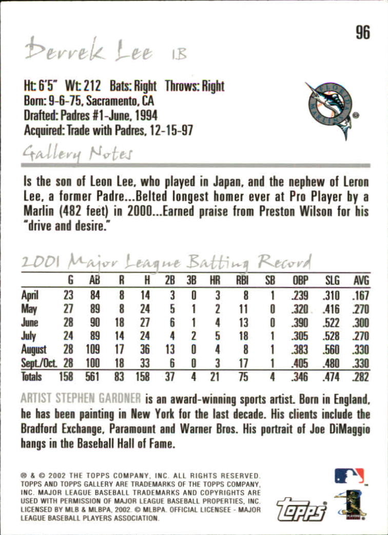 A1646- 2002 Topps Gallerie BB Karten 1-200 + Rookies -du Pick- 15 + Free US - Bild 185 von 382