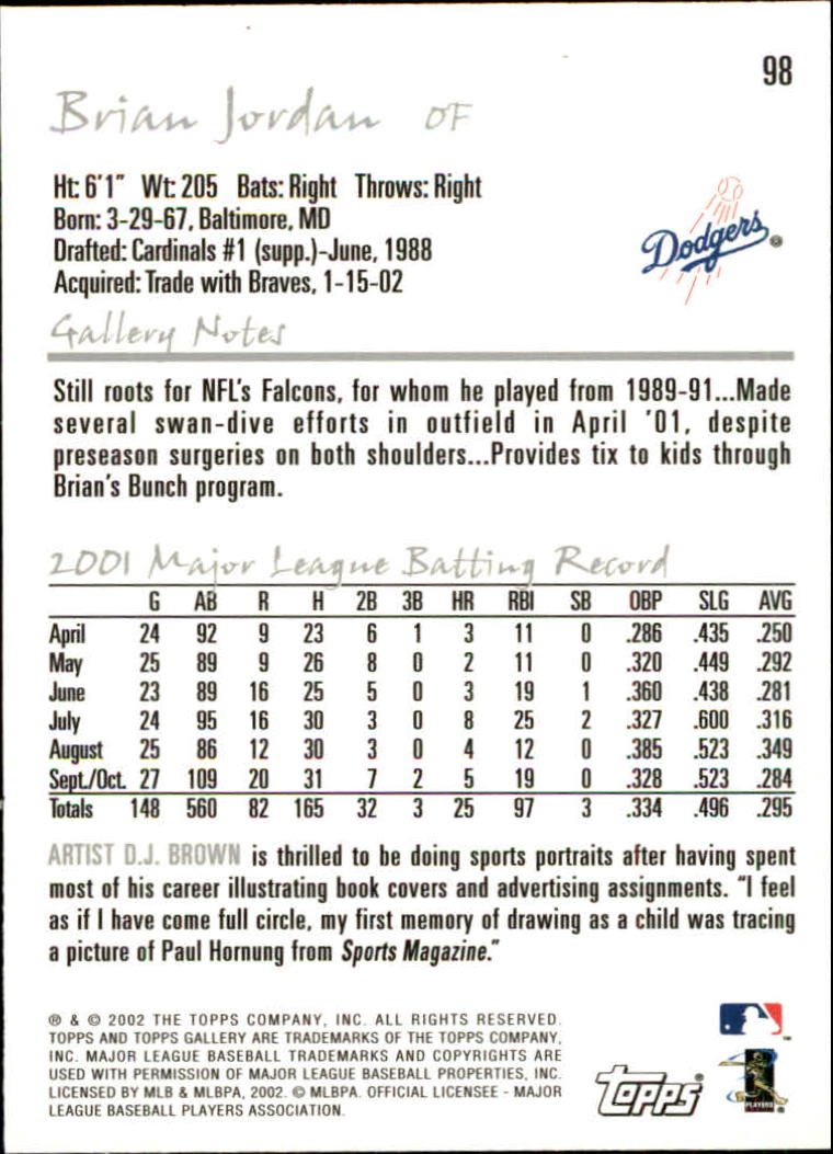 A1646- 2002 Topps Gallerie BB Karten 1-200 + Rookies -du Pick- 15 + Free US - Bild 189 von 382