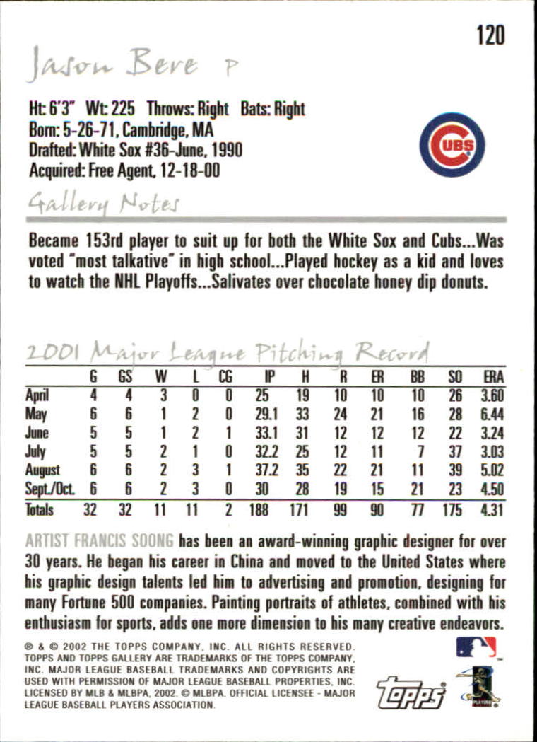 A1646- 2002 Topps Gallerie BB Karten 1-200 + Rookies -du Pick- 15 + Free US - Bild 233 von 382