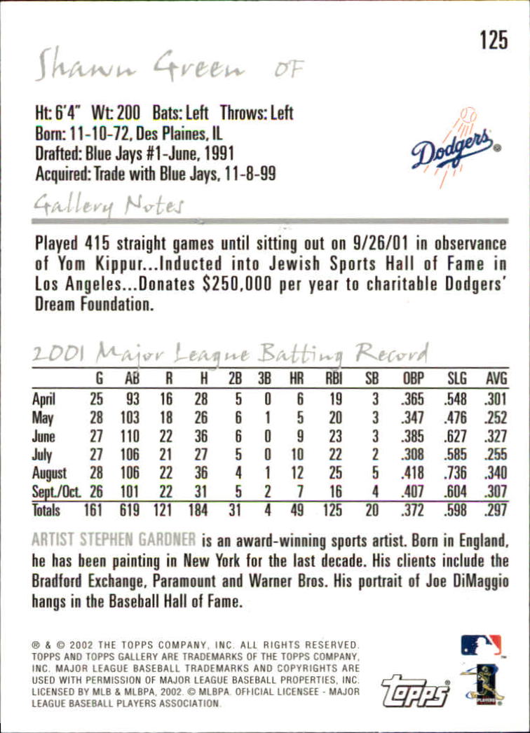 A1646- 2002 Topps Gallerie BB Karten 1-200 + Rookies -du Pick- 15 + Free US - Bild 243 von 382