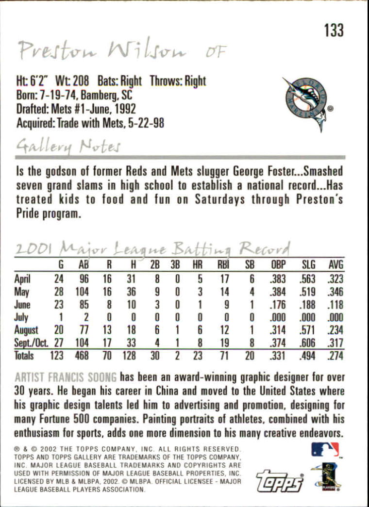 A1646- 2002 Topps Gallerie BB Karten 1-200 + Rookies -du Pick- 15 + Free US - Bild 259 von 382