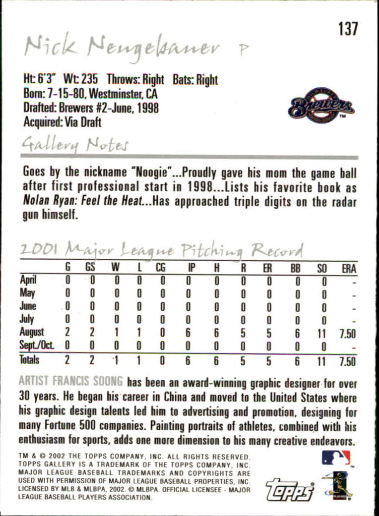 A1646- 2002 Topps Gallerie BB Karten 1-200 + Rookies -du Pick- 15 + Free US - Bild 267 von 382