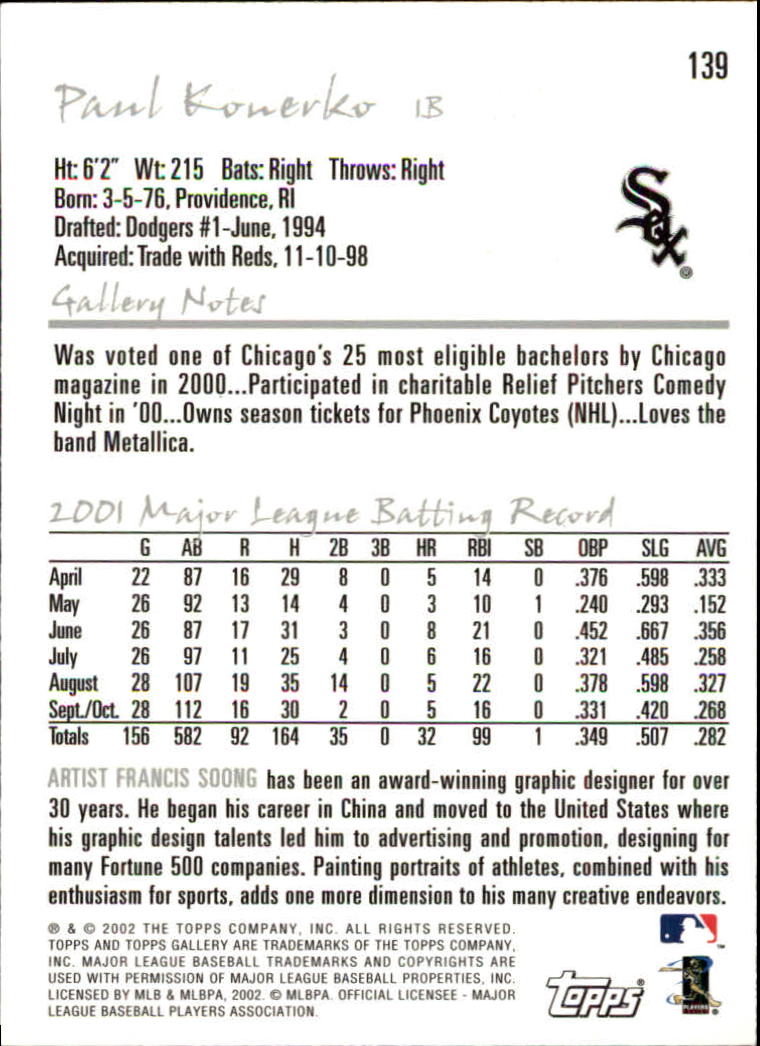 A1646- 2002 Topps Gallerie BB Karten 1-200 + Rookies -du Pick- 15 + Free US - Bild 271 von 382