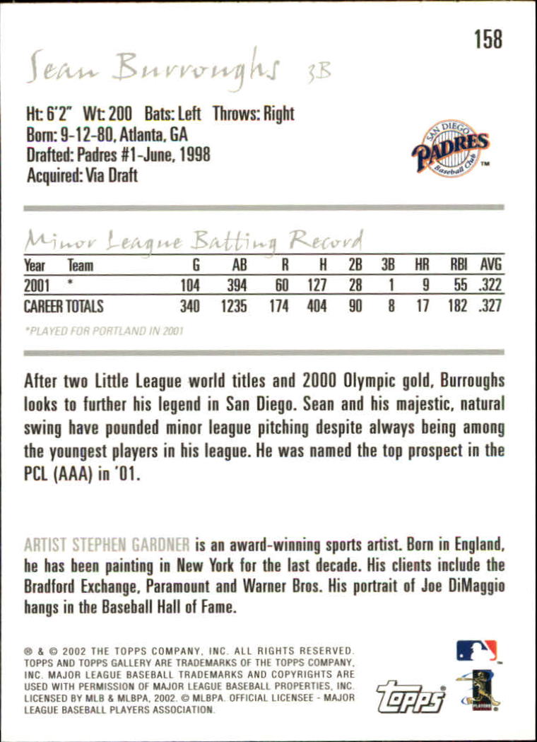 A1646- 2002 Topps Gallerie BB Karten 1-200 + Rookies -du Pick- 15 + Free US - Bild 307 von 382