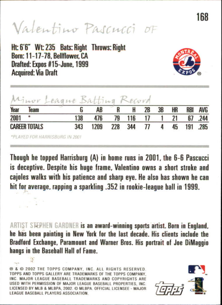 A1646- 2002 Topps Gallerie BB Karten 1-200 + Rookies -du Pick- 15 + Free US - Bild 325 von 382