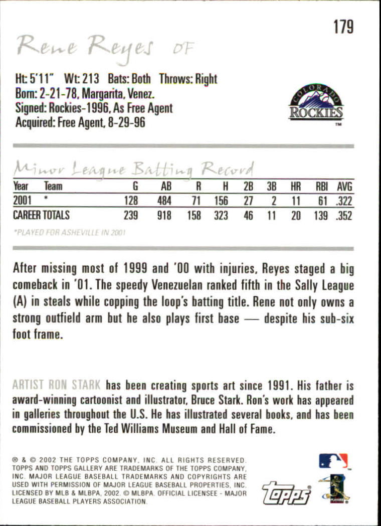 A1646- 2002 Topps Gallerie BB Karten 1-200 + Rookies -du Pick- 15 + Free US - Bild 347 von 382