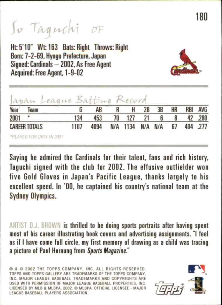 A1646- 2002 Topps Gallerie BB Karten 1-200 + Rookies -du Pick- 15 + Free US - Bild 349 von 382