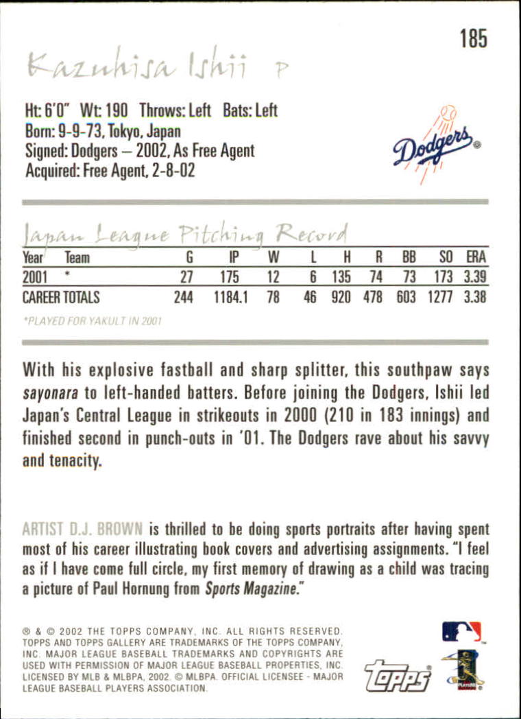 A1646- 2002 Topps Gallerie BB Karten 1-200 + Rookies -du Pick- 15 + Free US - Bild 359 von 382