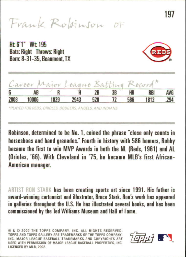 A1646- 2002 Topps Gallerie BB Karten 1-200 + Rookies -du Pick- 15 + Free US - Bild 378 von 382