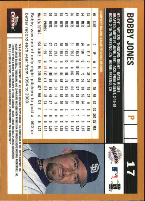 2002 Topps Chrome Baseball (#1-331) Singles - You Choose - Picture 23 of 469