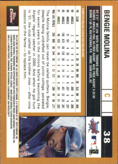 2002 Topps Chrome Baseball (#1-331) Singles - You Choose - Picture 53 of 469