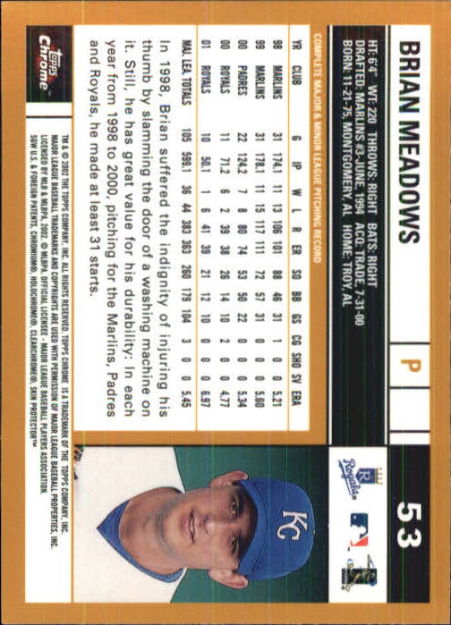 2002 Topps Chrome Baseball (#1-331) Singles - You Choose - Picture 71 of 469