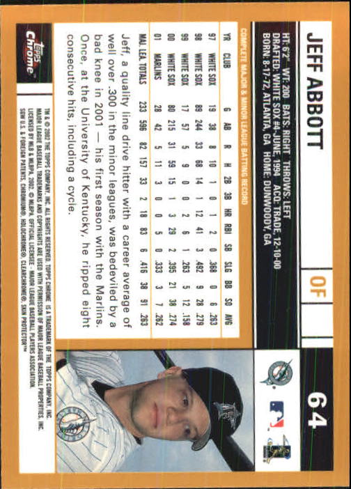 2002 Topps Chrome Baseball (#1-331) Singles - You Choose - Picture 87 of 469