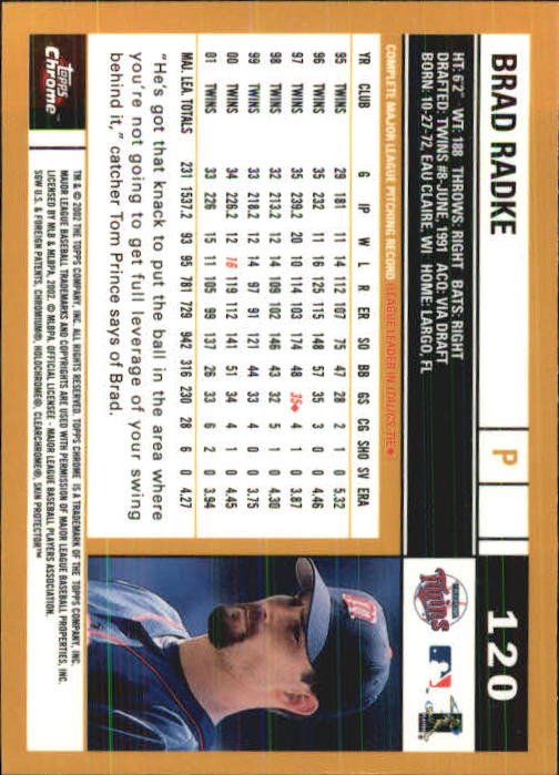 2002 Topps Chrome Baseball (#1-331) Singles - You Choose - Picture 161 of 469