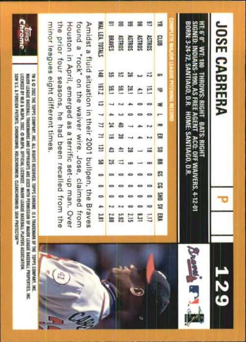 2002 Topps Chrome Baseball (#1-331) Singles - You Choose - Picture 177 of 469