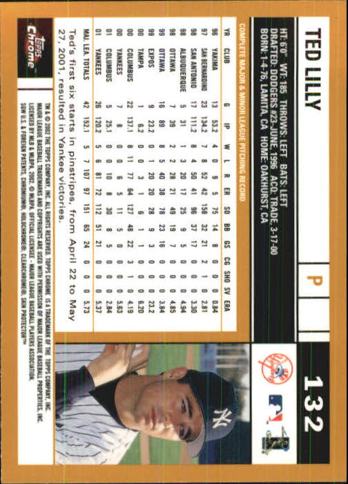 2002 Topps Chrome Baseball (#1-331) Singles - You Choose - Picture 181 of 469