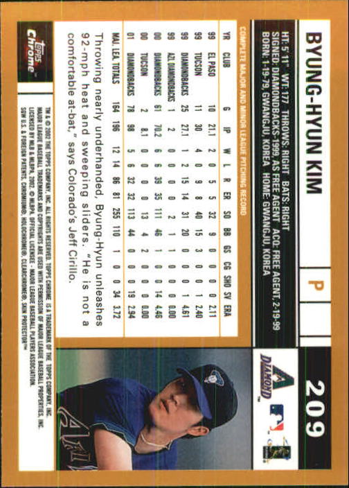 2002 Topps Chrome Baseball (#1-331) Singles - You Choose - Picture 297 of 469