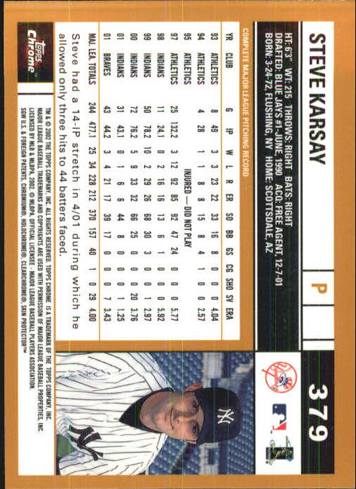 2002 Topps Chrome Baseball (#366-695) Singles - You Choose - Picture 25 of 473