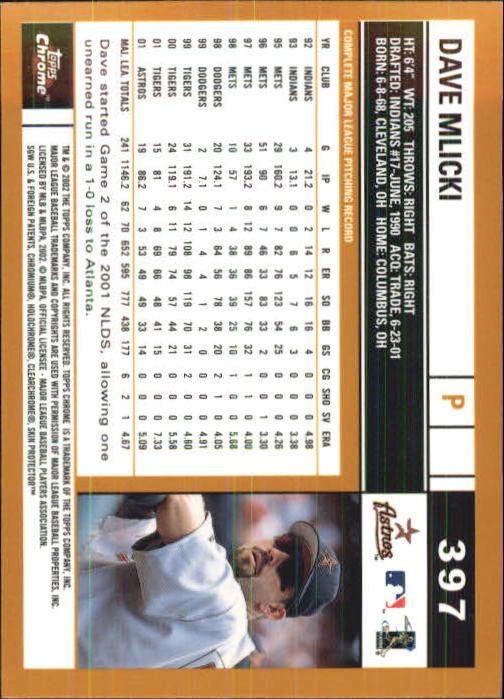2002 Topps Chrome Baseball (#366-695) Singles - You Choose - Picture 51 of 473