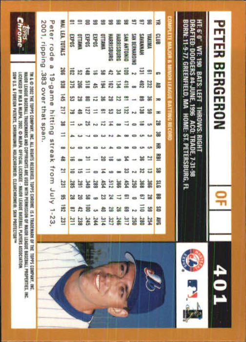 2002 Topps Chrome Baseball (#366-695) Singles - You Choose - Picture 57 of 473