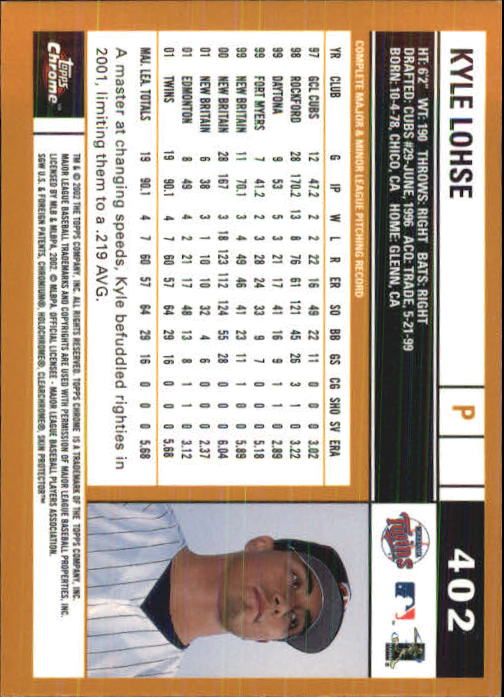 2002 Topps Chrome Baseball (#366-695) Singles - You Choose - Picture 59 of 473