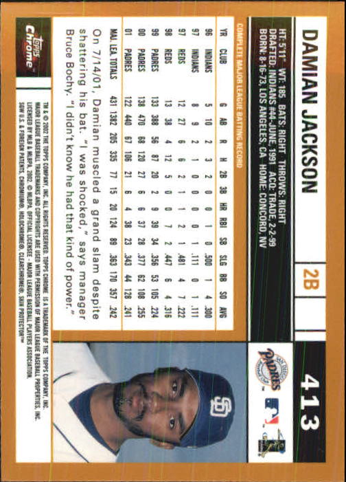 2002 Topps Chrome Baseball (#366-695) Singles - You Choose - Picture 75 of 473