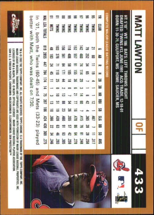 2002 Topps Chrome Baseball (#366-695) Singles - You Choose - Picture 99 of 473