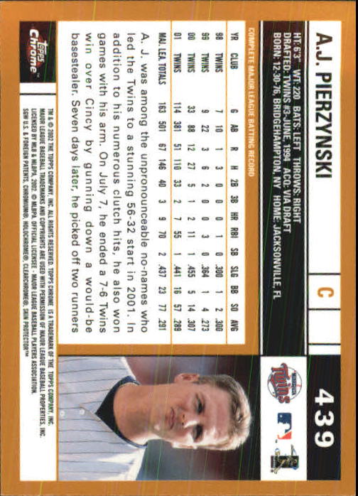 2002 Topps Chrome Baseball (#366-695) Singles - You Choose - Picture 109 of 473